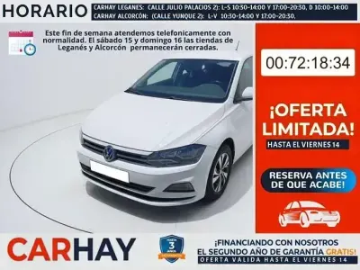 Usado VW Polo Advance 95 CV (69 kW) 2020 Blanco Utilitario