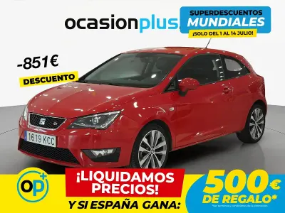 Usado Seat Ibiza Crono 110 CV (80 kW) 2017 Rojo