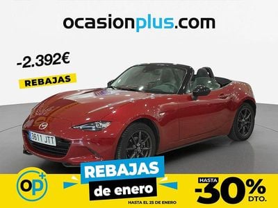 Rojo Usado 2016 Mazda MX5 Luxury Descapotable | 17.408 € (Precio justo)