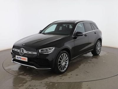 Usado Mercedes GLC220 AMG line 194 CV (142 kW) 2022 Negro SUV