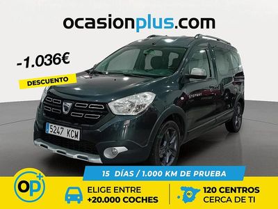 Gris Usado 2017 Dacia Dokker Stepway Monovolumen | 12.954 € (Caro)