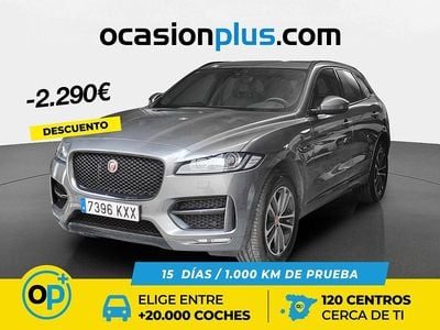 Gris / plata Usado 2019 Jaguar F-Pace R-Sport SUV | 25.190 € (Precio justo)