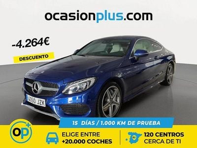 Azul Usado 2017 Mercedes C250 AMG Coupe | 25.186 € (Buen precio)