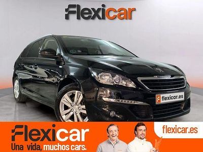 Usado Peugeot 308 SW Access 130 CV (95 kW) 2017 Negro Familiar