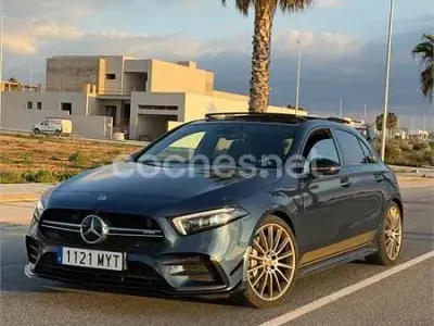 Usado Mercedes A35 AMG 306 CV (225 kW) 2019 Azul Berlina