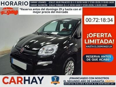 Usado Fiat Panda Lounge 69 CV (50 kW) 2019 Negro Berlina