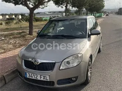 Usado Skoda Fabia 70 CV (51 kW) 2007 Beige Berlina
