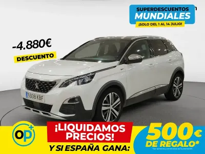 Usado Peugeot 3008 Allure 180 CV (132 kW) 2017 Blanco Monovolumen