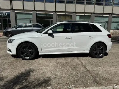 Usado Audi A3 S-Line 204 CV (150 kW) 2020 Blanco Berlina