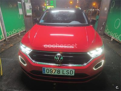 Rojo Usado 2021 VW T-Roc Sportline SUV | 19.999 € (Precio justo)