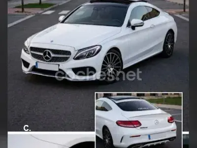 Usado Mercedes 200 AMG line 184 CV (135 kW) 2016 Blanco Coupe