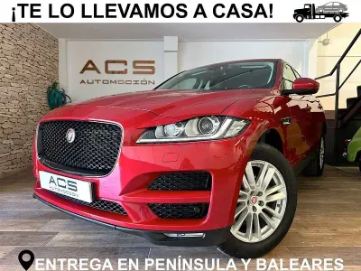 Usado Jaguar F-Pace Prestige 180 CV (132 kW) 2018 Granate SUV
