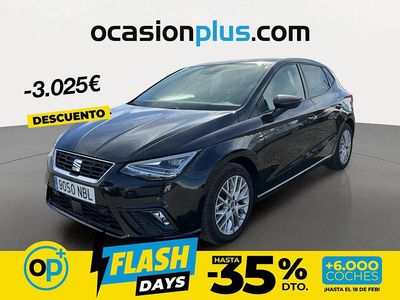 Usado Seat Ibiza FR 115 CV (84 kW) 2025 Negro Berlina