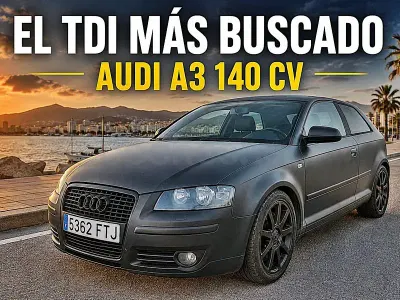 Usado Audi A3 Sportback Premium 140 CV (102 kW) 2007 Negro Utilitario