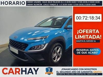Usado Hyundai Kona 121 CV (88 kW) 2022 Azul SUV
