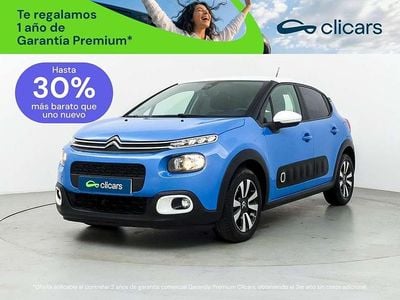 Usado Citroën C3 Feel 110 CV (80 kW) 2019 Azul Utilitario