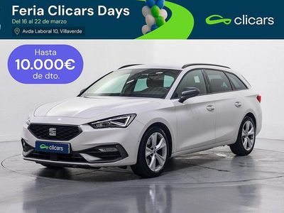 Usado Seat Leon FR 150 CV (110 kW) 2021 Blanco Familiar