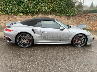 Usado Porsche 911 Turbo S Cabriolet 580 CV (426 kW) 2018 Gris / plata Descapotable