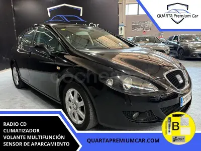 Usado Seat Leon Stylance 105 CV (77 kW) 2006 Negro Utilitario