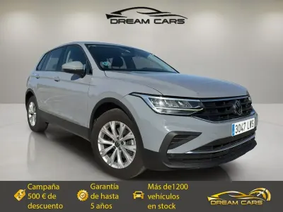 Usado VW Tiguan Life 122 CV (89 kW) 2022 Gris SUV