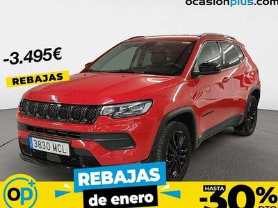 Usado Jeep Compass Night Eagle 129 CV (94 kW) 2022 Rojo SUV