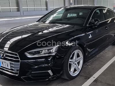 Usado Audi A5 Sportback S-Line 190 CV (139 kW) 2018 Negro Utilitario