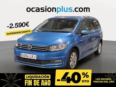 Azul Usado 2020 VW Touran Advance Monovolumen | 27.990 € (Un poco caro)