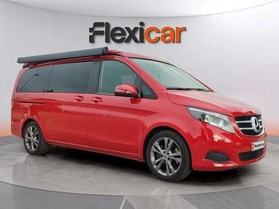 Rojo Usado 2019 Mercedes V200 Marco Polo Monovolumen | 42.590 € (Caro)