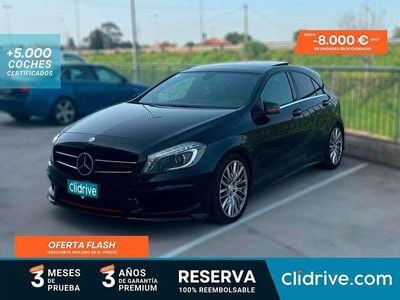 Usado Mercedes A220 AMG line 250 CV (183 kW) 2014 Negro Berlina