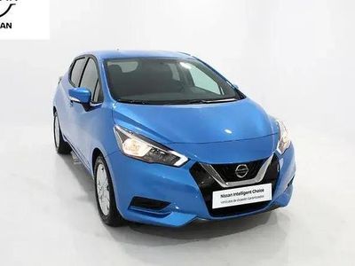 Usado Nissan Micra Acenta 90 CV (66 kW) 2019 Power blue Utilitario