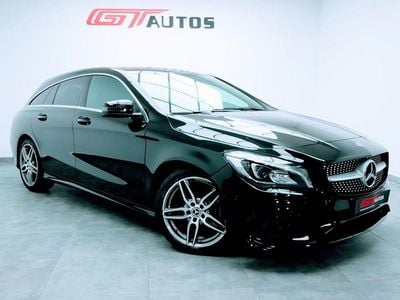 Usado Mercedes CLA200 AMG line 136 CV (100 kW) 2018 Negro Utilitario