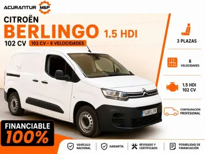Usado Citroën Berlingo 102 CV (75 kW) 2022 Blanco Monovolumen