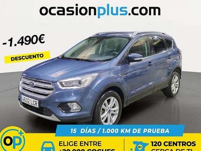 Usado Ford Kuga Trend+ 120 CV (88 kW) 2019 Azul SUV