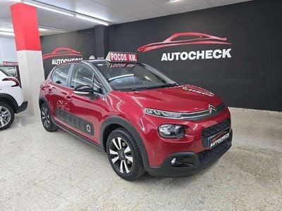 Usado Citroën C3 Feel 82 CV (60 kW) 2018 Rojo Utilitario