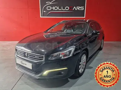 Usado Peugeot 508 SW Active 150 CV (110 kW) 2016 Negro Familiar