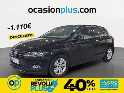Usado VW Polo Advance 95 CV (69 kW) 2017 Negro Berlina