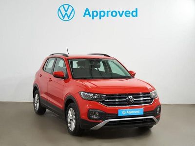Usado VW T-Cross Advance 95 CV (69 kW) 2020 Rojo flash (uniforme) SUV