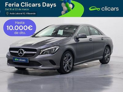 Usado Mercedes CLA200 136 CV (100 kW) 2018 Gris / plata Berlina