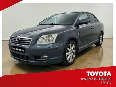Usado Toyota Avensis Sol 150 CV (110 kW) 2005 Azul Berlina