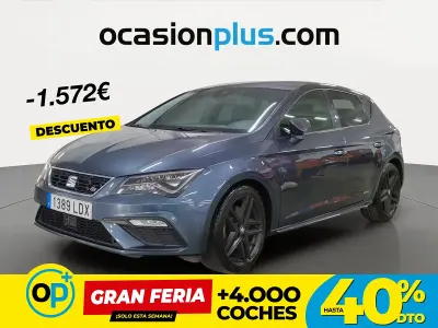 Usado Seat Leon Black Edition 150 CV (110 kW) 2020 Gris