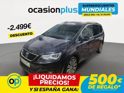 Usado Seat Alhambra XCELLENCE 150 CV (110 kW) 2019 Negro Monovolumen