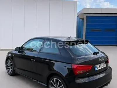 Usado Audi A1 S-Line 95 CV (69 kW) 2015 Negro Utilitario