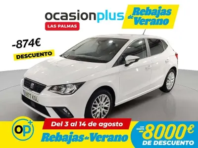 Usado Seat Ibiza Style 95 CV (69 kW) 2017 Blanco Utilitario