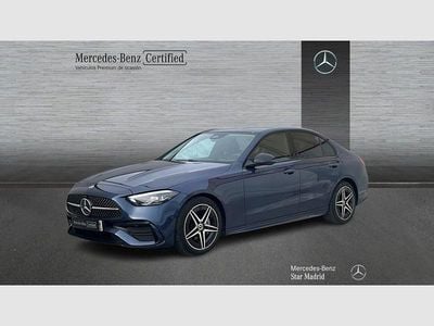 Usado Mercedes C220 AMG line 200 CV (147 kW) 2025 Azul sodalita metalizado Berlina