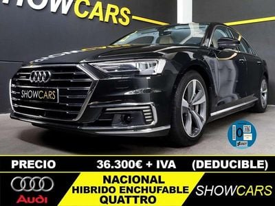 Usado Audi A8 Exclusive 462 CV (339 kW) 2021 Gris Berlina
