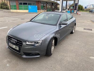 Usado Audi A5 Sportback S-Line 218 CV (160 kW) 2015 Gris / plata Utilitario