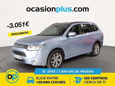 Azul Usado 2015 Mitsubishi Outlander P-HEV Motion Recogida | 13.139 € (Precio justo)