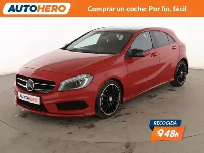 Usado Mercedes A200 AMG line 136 CV (100 kW) 2015 Rojo Utilitario