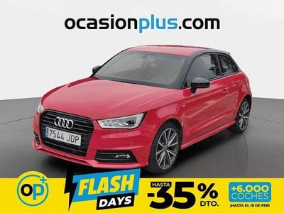 Usado Audi A1 S-Line 90 CV (66 kW) 2015 Rojo Utilitario