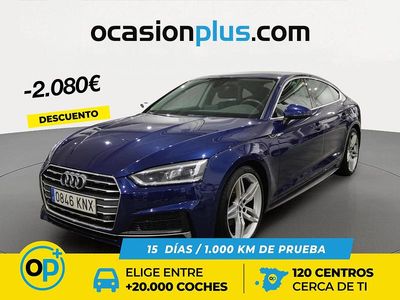 Usado Audi A5 Sport 150 CV (110 kW) 2018 Azul Coupe